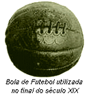 Bola de futebol do século 19