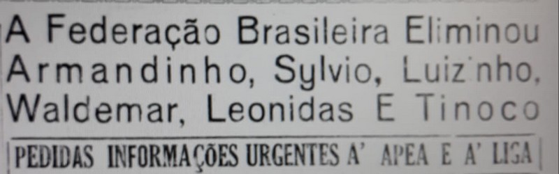 Copa do Mundo de 1934 - registros cassados