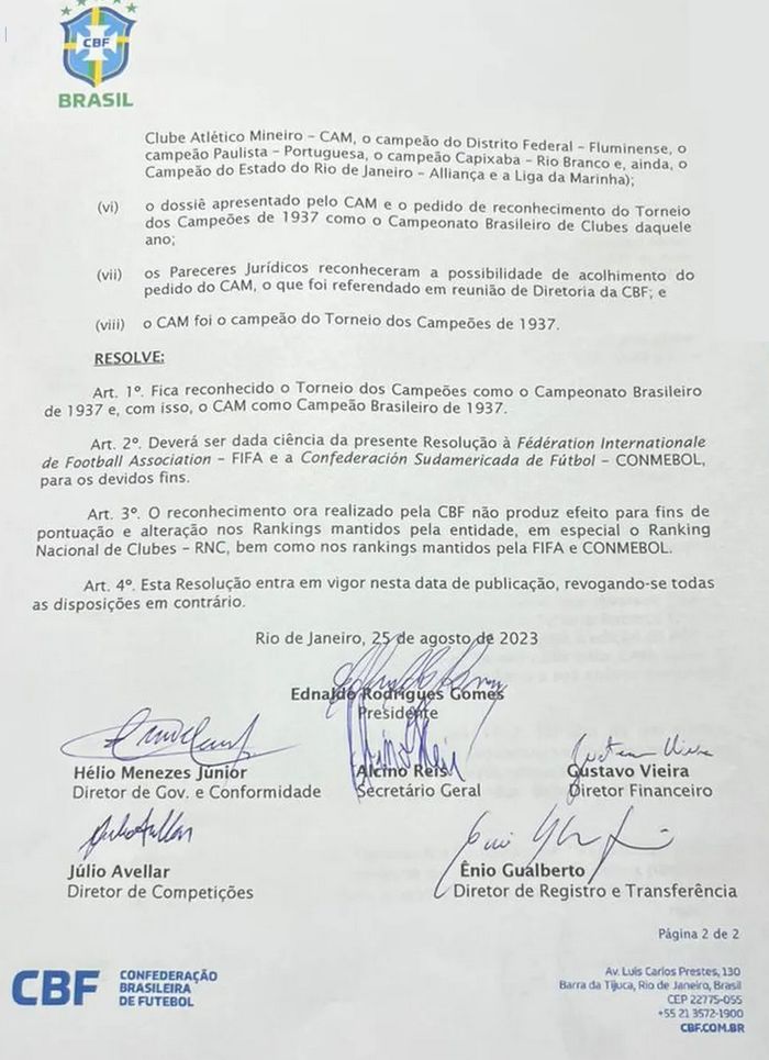 Campeões do Campeonato Brasileiro da Série A