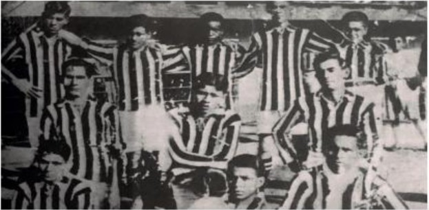 Uma das primeiras formaes do Rio Branco-ES