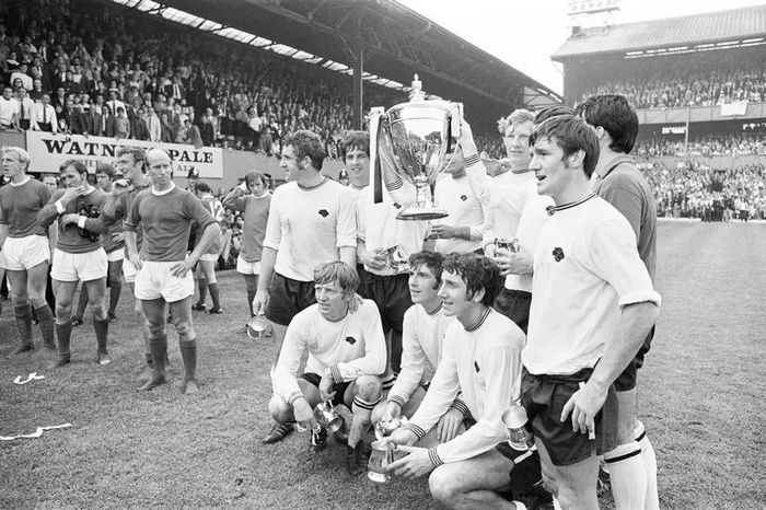 Derby County e Manchester United Watney Cup de 1970