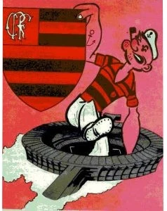 Mascote Popeye do Mengão