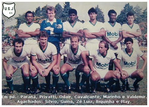 Equipe do União São João em 1986