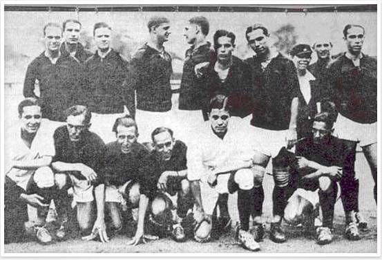Uma das equipes do Flamengo em 1927