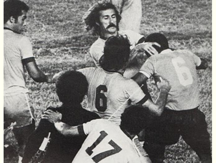 Orlando Lelé com Seleção do Brasil x Uruguai 1976