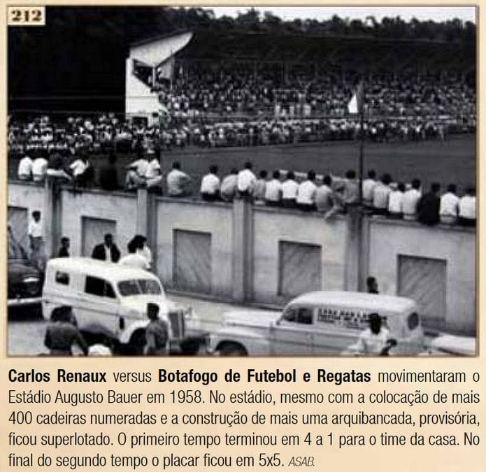 Carlos Renaux x Botafogo em 1958