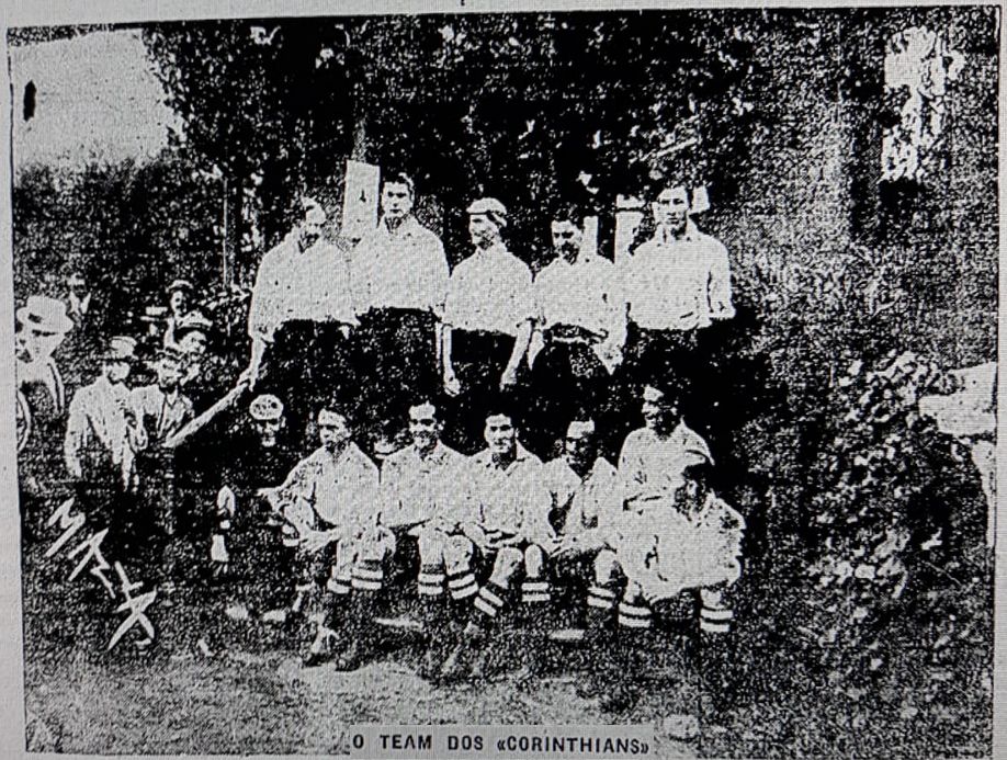 Corinthian FC de Londres que jogou com o Fluminense em 1910