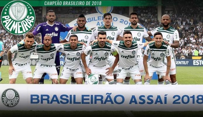 SE Palmeiras Campe�o S�rie A do Brasileiro 2018