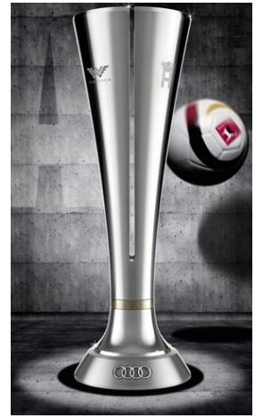 O troféu da Copa Audi