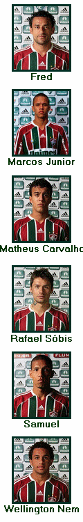 Atacantes na conquista do titulo 2012