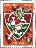 Selo Comemorativo do Centenário do Fluminense