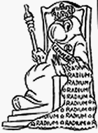 Mascote do Radium FC em 1950