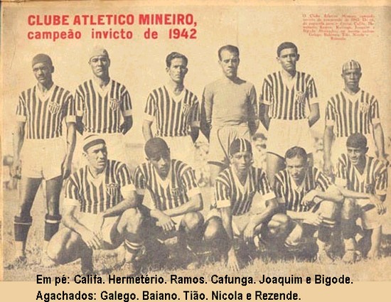 Atlético - Campeão Mineiro de 1942