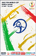 Cartaz oficial da Copa do Mundo de 2002, na Coréia do Sul