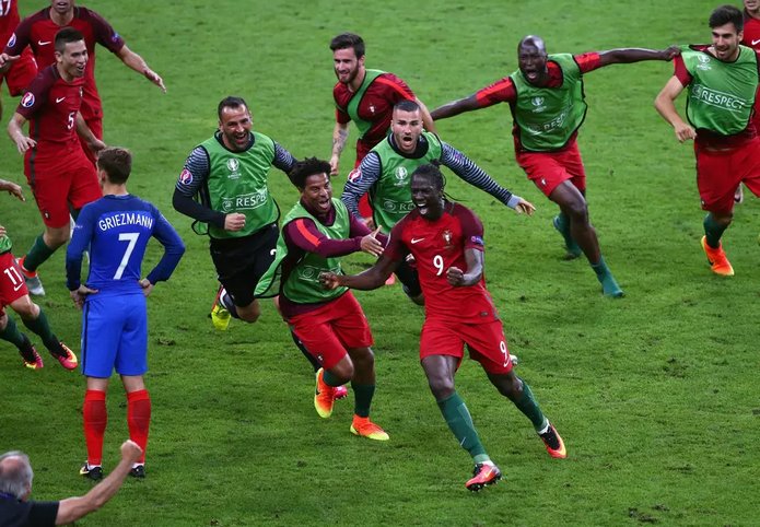 Eder faz gol do titulo de Portugal na Euro 2016