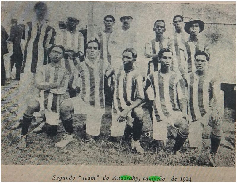 Segundo time do Andarahy AC, campeão de 1914