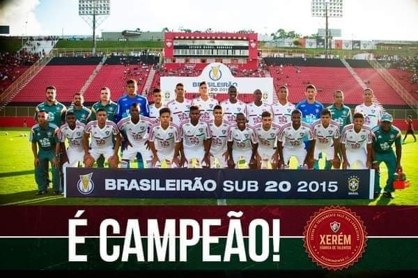 Fluminense campeão brasileiro Sb 20 de 2015