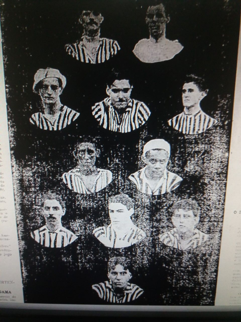 Uniformes do Paulistano 1910 a 1915