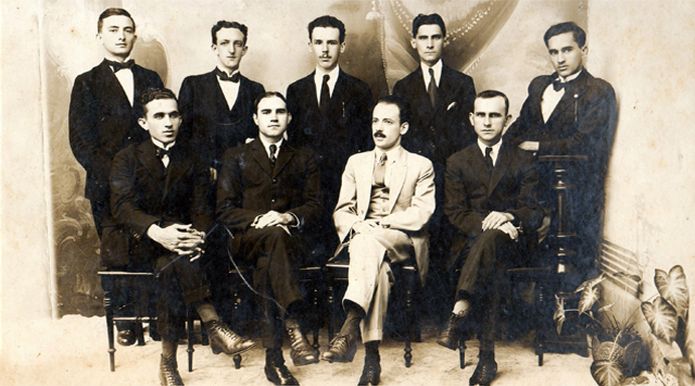 Comerciantes fundadores do Comercial Futebol Clube