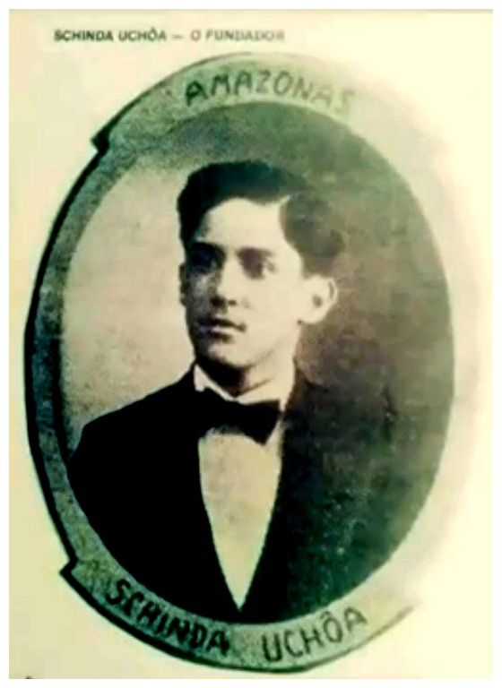 Schinda, ainda jovem, idealizador do Rio Negro de Manaus