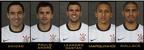 Os zagueiros do Timão na Libertadores de 2012